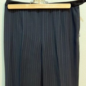 Ann Taylor LOFT black with strips dress pants